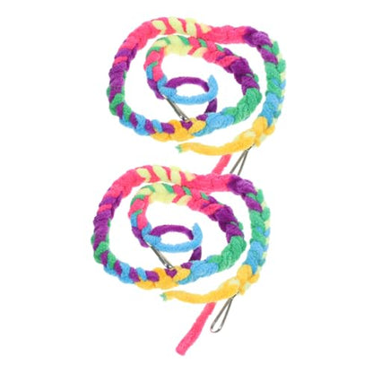 TOYANDONA 2pcs Climbing Ropes for Reptiles Natural Habitat Decor for Lizards Snakes and Crabs Versatile Aquarium Rope Vines for Enrichment and Aesthetic Appeal