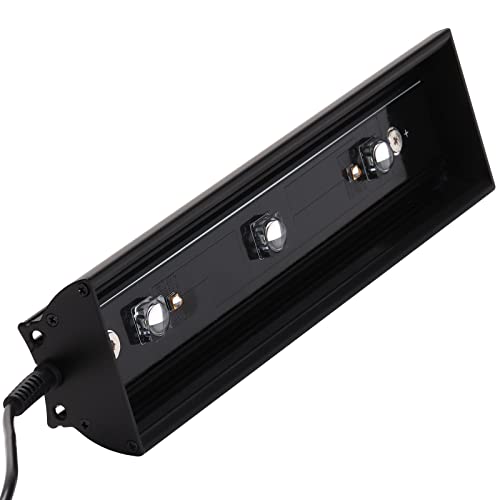 Aiicioo Reptile LED UVB Light - LED Terrarium Light with 3 Timing Function UVB Lamp UVB Bulb 4-Level Brightness Adjustable Lighting for Bearded Dragon Turtle Lizard (watts, 4)