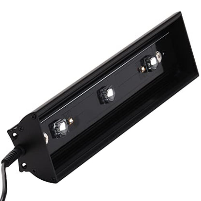 Aiicioo Reptile LED UVB Light - LED Terrarium Light with 3 Timing Function UVB Lamp UVB Bulb 4-Level Brightness Adjustable Lighting for Bearded Dragon Turtle Lizard (watts, 4)