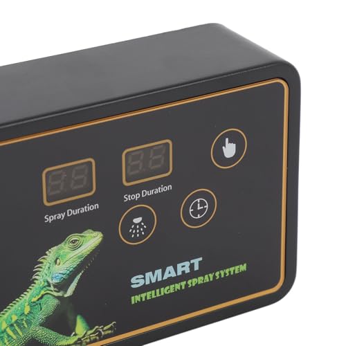 Rainforest Tank Timer Misting System Quiet Touch Control Automatic Reptile Mister with Timer 360° Adjustable Nozzles DC 5V (US Plug)