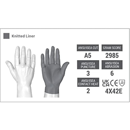 HexArmor Cut and Puncture Resistant Breathable Work Gloves | Chrome SLT ® Series 4074 - size: Small (Pack of 1)