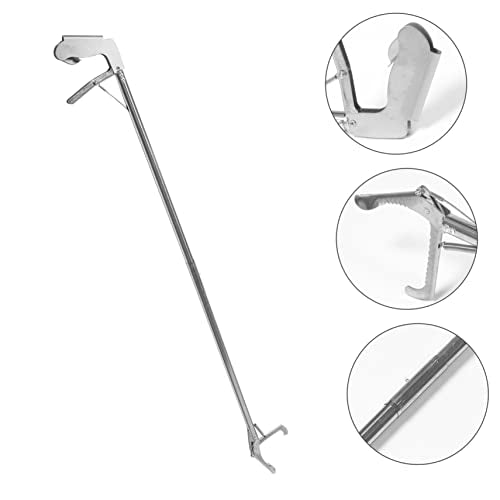 Toddmomy Stainless Steel Snake Grabber Tool Reptile Grabber Snake Catcher Clip Snake Stick Catcher