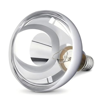 BR40 E26 Incandescent Bulb, Reptile Basking & Display Spot Light, 250W | 4 SCENARIOS, 1 BULB — Use as reptile basking lamp, display spot, food warmer, or stage accent — versatile daily use.