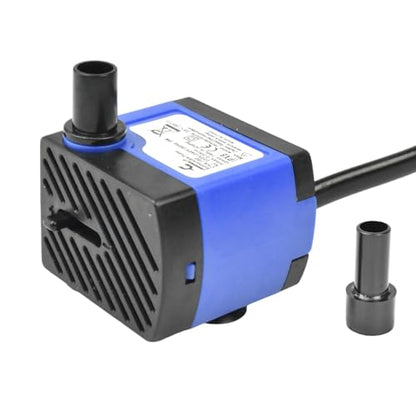 CONQUERALL 4W Circulation Pump 74GPH Adjustable Flow Hydroponics Supplies for Tabletop Water Fountain - color: 74gph-4w, size: 1PC
