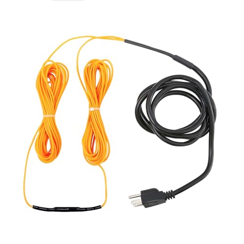 Soil Heating Warming Cable 49ft for Plants Built-in Thermostat for Seed Grow Indoor/Outdoor Cold Frames Garden Containers