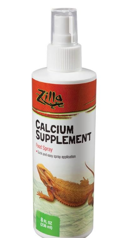 Zilla Calcium Supplement Food Spray 8 oz - Pack of 4