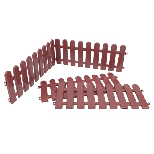 4pcs Tortoise Enclosure Fence Plastic Animal Barrier Outdoor Small Reptile Playpen Panel 50x20cm for Garden Lawn Pet Habitat Yard
