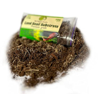 Premium Land Snail Substrate - The Perfect Bedding for Your Pet Snail | Weight 7 Oz or 200 Grams