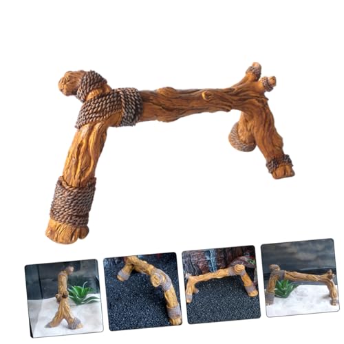 UKCOCO Driftwood Branch for Reptile Habitat Natural Climbing Decor Enriched Landscape for Snake Tanks Aquarium Pieces Reptile Climbing Accessories