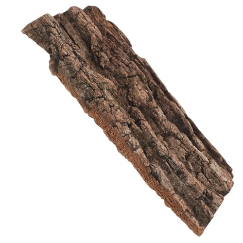 Luxshiny Natural Cork Bark Background Reptile Tank Backdrop Wall Decor for Chameleon Gecko Bearded Dragon Turtle Snake Terrarium Climbing Habitat
