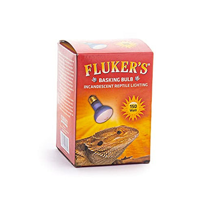 Fluker's Incandescent Basking Spotlight Bulbs for Reptiles Tanks, Reptile Heat Lamp Bulbs for Infrared Light, 150-Watt (Pack of 4) - size: 1 Count (Pack of 4)