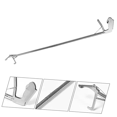 Toddmomy Stainless Steel Snake Grabber Tool Reptile Grabber Snake Catcher Clip Snake Stick Catcher