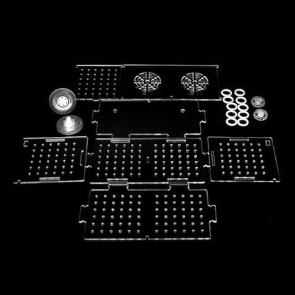 Acrylic Fish breeding Box, Fish Separation Breeder Box Acrylic Fish Tank Breeding Isolation Box for Aquarium Hatchery Incubator with Suction Cups for Baby Fishes Shrimp Clownfish (6*6*8inch)