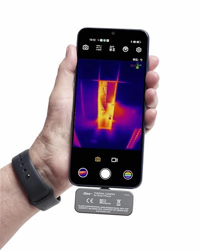 Fluke TC01A 25Hz - iSee Mobile Thermal Camera for Android Smartphones, Temperature Range up to 1022°F - style: Android