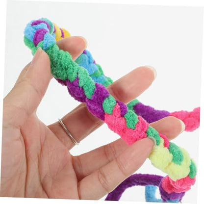 Toyvian 2pcs Decorative Reptile Rope Climbing Vines for Lizards Geckos and Snakes Durable Cotton Habitat Accessories for Reptile Terrarium Decoration