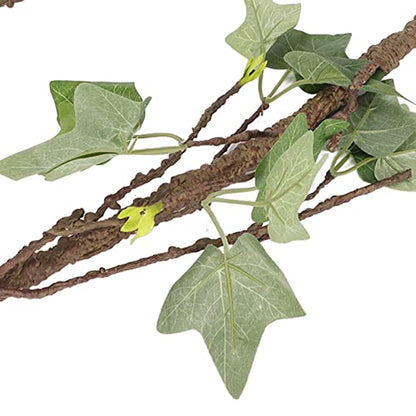 BEIJIALY Reptile Corner Branch Terrarium Plant Decoration with Suction Cups Resin Plant for Amphibian Lizard Snake Climbing, Reptile Terrarium Climb Corner Tree Branch