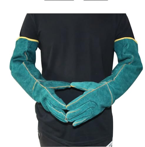 Thickened Reptile Handling Gloves for Pet Supplies, Anti-Bite & Anti-Scratch Protective Gloves for Reptile Interaction