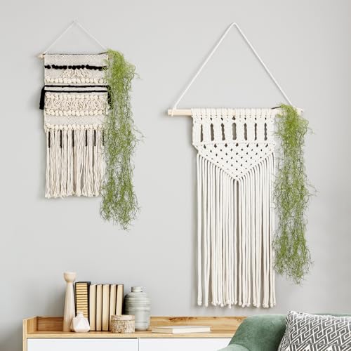 Giegxin Spanish Moss 41'' Fake Hanging Succulents Faux Moss Artificial Succulent Plants Vines Hanging Plants Swamp Decoration Potted Artificial Garland(Grayish Green,12 Pack) - color: Grayish Green