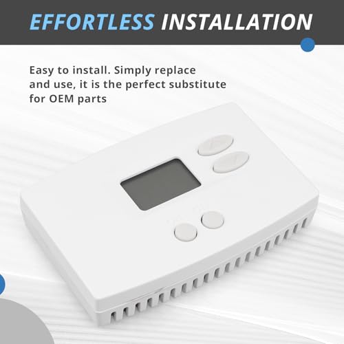 76 Digital Wall Mount Dehumidifier Control Compatible with 1800 Series & E-Series Whole House Dehumidifiers, Wall Mounted 24V AC Thermostat & Humidistat