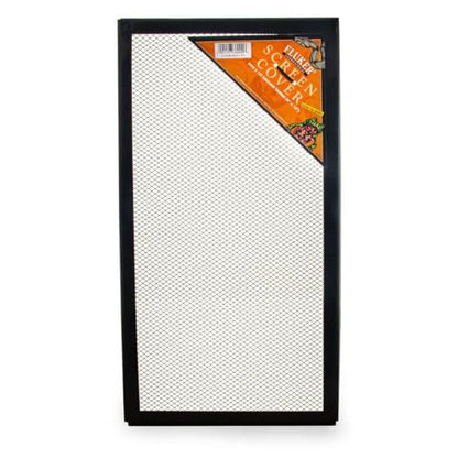 Fluker Labs SFK38008 Metal Screen Cover for Pet Habitat, 18 by 36-Inch, Black