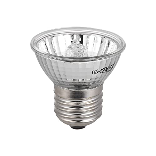 HURRISE 25W Halogen Heat Lamp Lightweight, Appetite UVB Promote Vitamin D3 Synthesis, Reptiles Lizard Aquarium, Full Spectrum Small Sun Light (US) - size: US