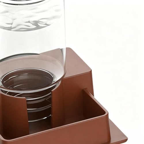 Tortoise Hydration Station - Automatic Lizard Water Feeder for Bearded Dragon with Wide Mouth Jar | Leak Proof ABS Hydration Station, Snake Tortoise Gecko Tank Indoor Backyard Accessory Large - size: L