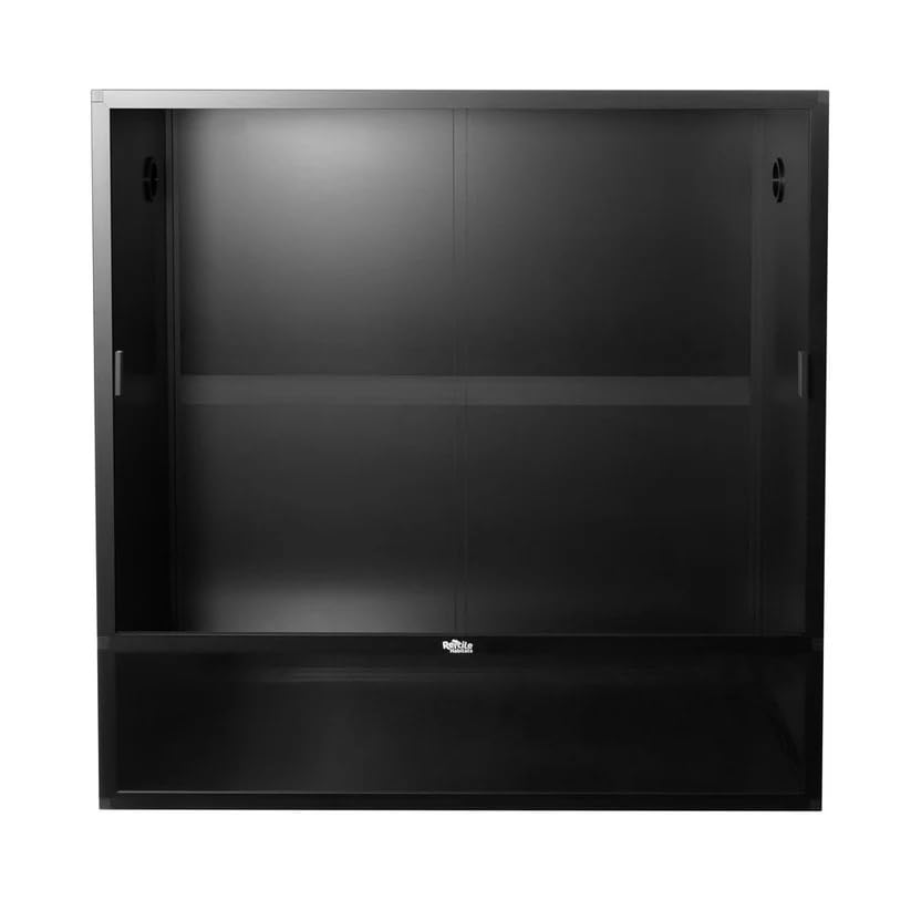 Reptile Habitats 48x24x48 (240 Gallon) Red Tail Boa Enclosure PVC Panels, Glass Doors, Lightweight, Easy to Assemble, Heavy Duty Screen, Aluminum Frame