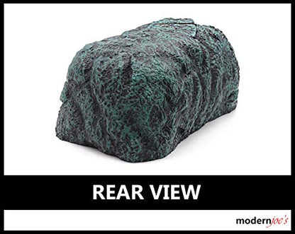 MODERNJOE'S Stone Cave Shelter Hiding Turtle House - Rock Hideout Cave for Reptile.Decorative for Aquariums & Terrariums.Perfect for Lizards,Snakes,Amphibians,Frogs,Turtles,Bearded Dragons -Large size