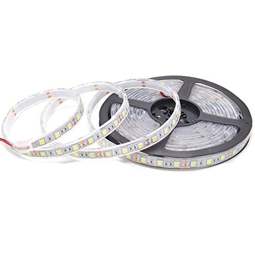 BSOD Outdoor LED Strip Lights Waterproof,IP68 Led Strip 12v Boat Underwater Lights 16.4ft 5050 SMD 300 Led Tube Flexible 5050 White Rope Light for Swimming Pool Boat Fish Tank - color: Cool White
