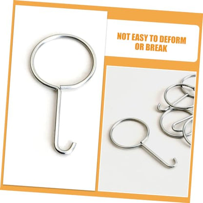 10pcs Stainless Steel Drain Lifting Hooks Efficient Shower Drain Removal Tool for Easy Grate Pulling and Cleaning