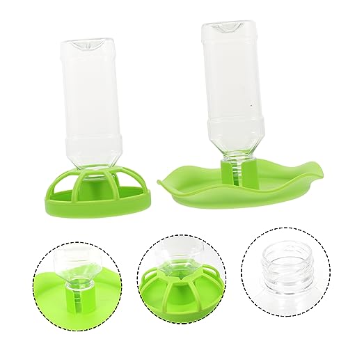 2sets Lizard Water Basins and Feeding Dish for Reptiles for Turtles Snakes and Geckos Convenient Pet Food Holder and Water Container Design