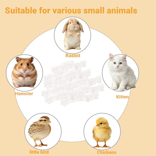 Disposable Rabbit Cage Liner, Plastic Small Animal Bird Cage Liners Elastic Thickened Design Universal Toilet Film Quick Cleanup for Guinea Pig Bird Hedgehog Hamster Bunny Chinchillas (100 Count)