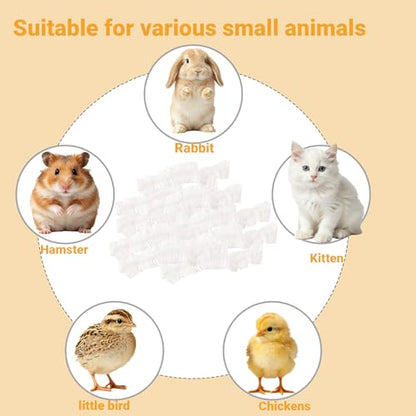 Disposable Rabbit Cage Liner, Plastic Small Animal Bird Cage Liners Elastic Thickened Design Universal Toilet Film Quick Cleanup for Guinea Pig Bird Hedgehog Hamster Bunny Chinchillas (100 Count)