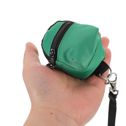 BESTonZON Reptile Backpack with Adjustable Leash, Portable Harness for Bearded Dragon and Lizards, Lightweight Small Animal Carrier for Outdoor Walking and Travel, Green