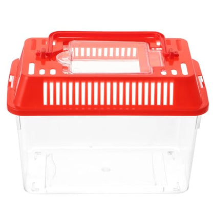 Betta Fish Tank Betta Fish Tank Portable Handheld Transparent Breeding Carrier Pet Reptile Habitat Portable Jump Starter