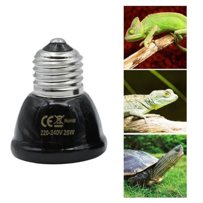 Mini Pet Reptile Ceramic Heating Lamp 220V Heat Emitter Light Bulb Heat Reptile Lamp Supplies (Size : 100W) - size: 100 Watt