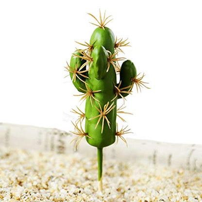 Cayway 10 PCS Faux Fake Succulents Artificial Cactus DecorFaux Cactus Cacti Plant Artificial Cactus Succulent Artificial Succulent Plants for Decoration Faux Cactus Plant Bulk