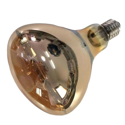 Heat Lamp Bulb 250 Watt Hard Glass Infrared Lamp Bulb for Brooder Bulb, Food Service, Bathroom, Pet, Farm Chicks Pig 120V - size: M