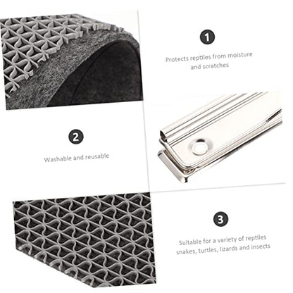 HANABASS Heat Pad Reptile Tank Liner Snake Lizard Carpet Turtle Habitat Accessories Liner