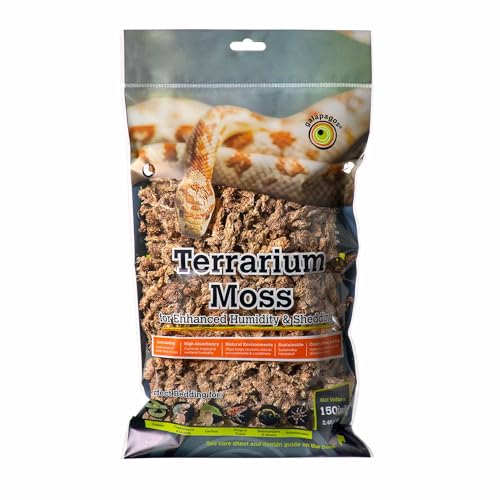 Galapagos (05201 Terrarium Sphagnum Moss, Blond, 150in3 Header Bag