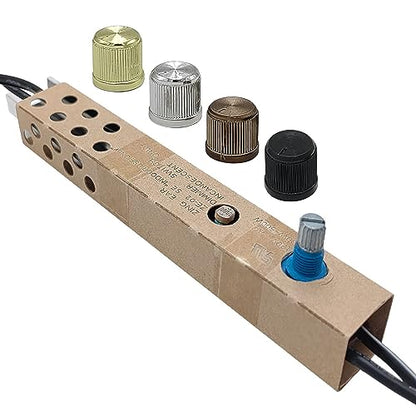 LED Rotary Dimmer Switch for Floor Lamp, Incandescent, Halogen Lamps (Knobs with 4 Colors)