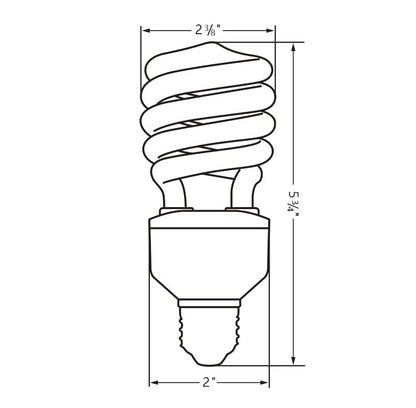 Sundew 10.0 UVB Reptile Light Bulb, Compact Fluorescent Desert Lamp for Bearded Dragons, Tortoises, Lizards, Fits Deep Terrariums, E26 Base