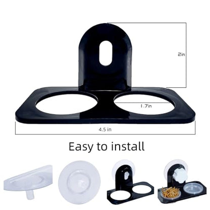 Crested Gecko Feeding Ledge [Non-Suction Cup], with 30 pcs 0.5oz Food Cups, Reptile Food Bowls and Water Dish for Lizard Or Other Small Pet Amphibian Feeder Ledge Accessories Supplies