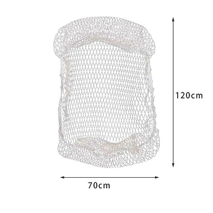 Aquarium Escape Proof Netting Cover - Elastic Water Resistant Nylon Turtle Tank Escape Net for Terrarium Reptile Habitat - size: X-Large