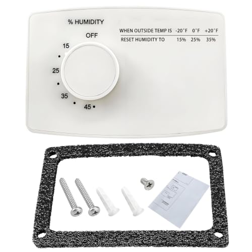 4655 Manual Humidistat Digital Control Humidistat for Whole House Humidifier, Duct or Wall Mounted Humidifier,24VAC