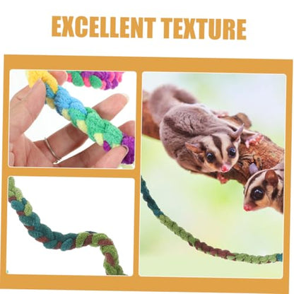 3pcs Climbing Vine Toys for Crabs Reptile Tank Climbing Ropes Rope Ladders Terrarium Decor