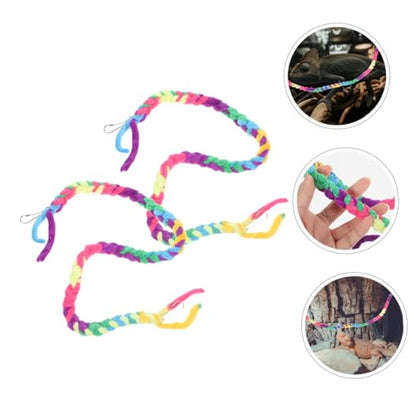 BESPORTBLE 2pcs Crab Climbing Ropes Natural Cotton Reptile Vines for Habitat Decoration Lightweight Climbing Toy for Lizards Geckos Snakes for Terrarium Enrichment