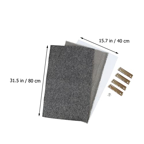 1set Reptile Carpet Liner Mat Tortoise Bedding for Terrariums Washable Reusable Substrate for Lizards Snakes and Turtles Grey