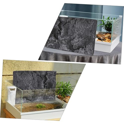 Ipetboom Reptile Box Decorative Panel 3D Aquarium Tank Accessory Lizard Tank Decorations