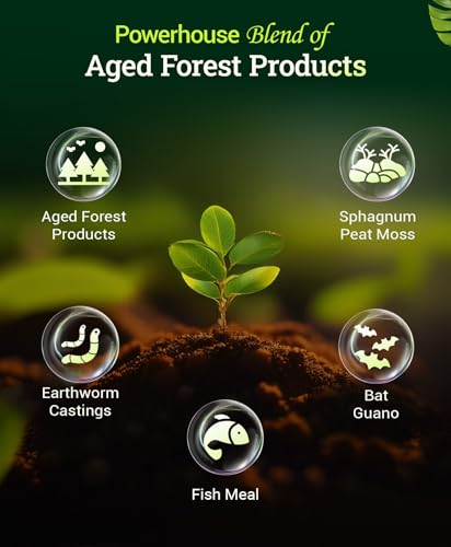 FoxFarm Ocean Forest Potting Soil for Container Gardens - Light, Aerated Texture with Fish Meal, Crab Meal, Earthworm Castings - Houseplant Potting Mix for Seedlings & Plant Starts - 4 x 12 Quart - size: 12 quart (4 Pack)